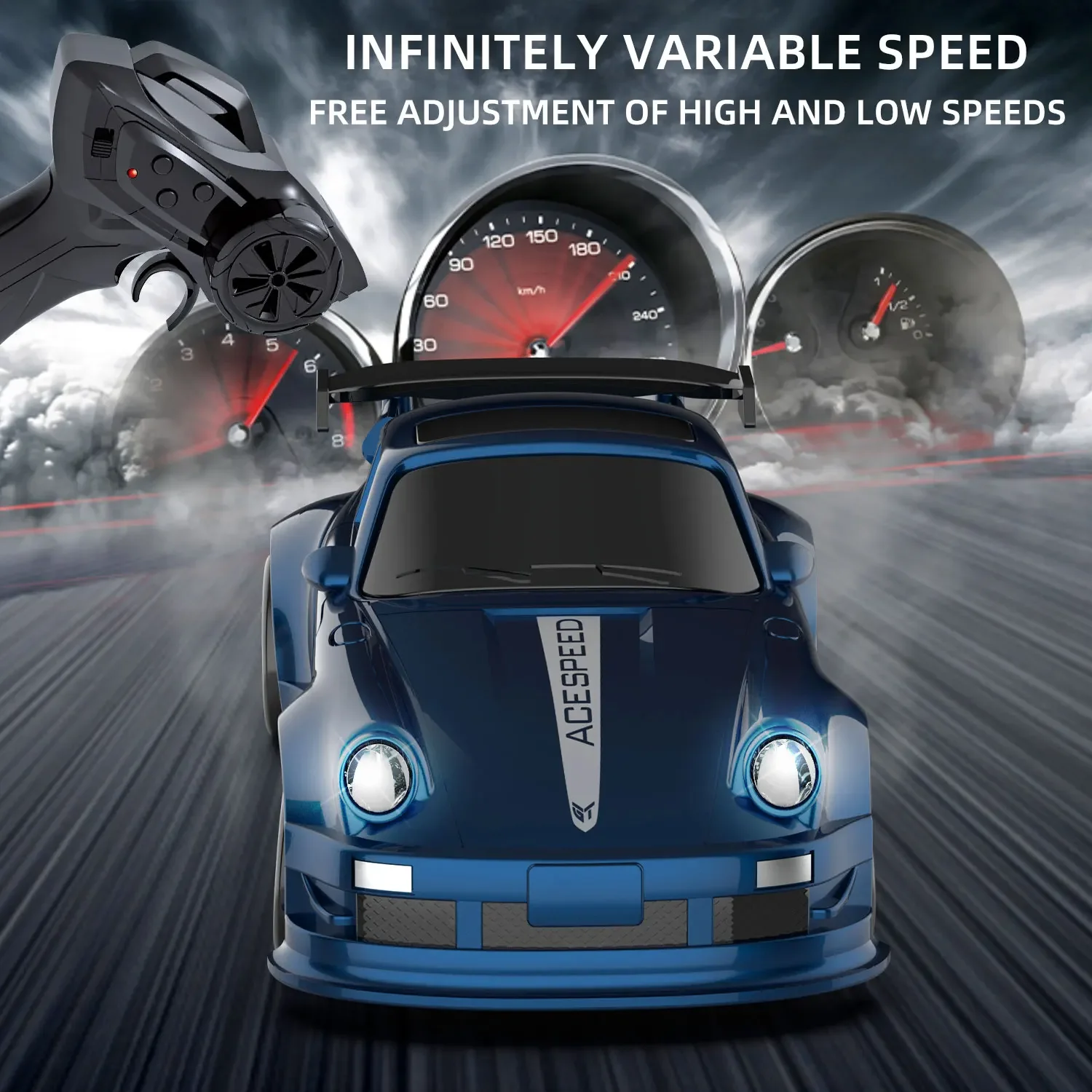 1/64 RC Drift Car 2.4G FQD23 High-Speed Racing Car Drive Drift Mini Desktop Model Remote Control Car Electric Toy Toy Kids Gifts