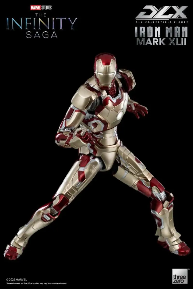 in stock Threezero 3A DLX Ironman MK42 1/12 Scale 17.5cm 7