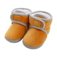 Autumn Winter Warm Newborn Boots Baby Girls Boys Shoes Toddler Soft Sole Fur Snow Boots Infant Toddler Shoes 2