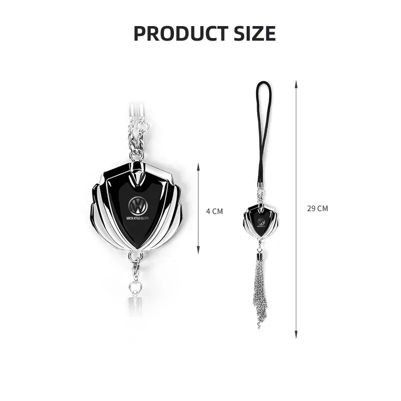 폭스바겐 폴로, 파사트 B5, B6, B7, T4, T5, G용 80% 새 차량 실내 장식 펜던트, 창의적인 백미러 장식 펜던트