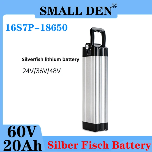 60v/67,2 v 20ah 16s 800 E-Bike Batterie Silber Fisch Fall 1800w w Motor  Nachrüstsatz Elektro fahrrad zollfrei - AliExpress