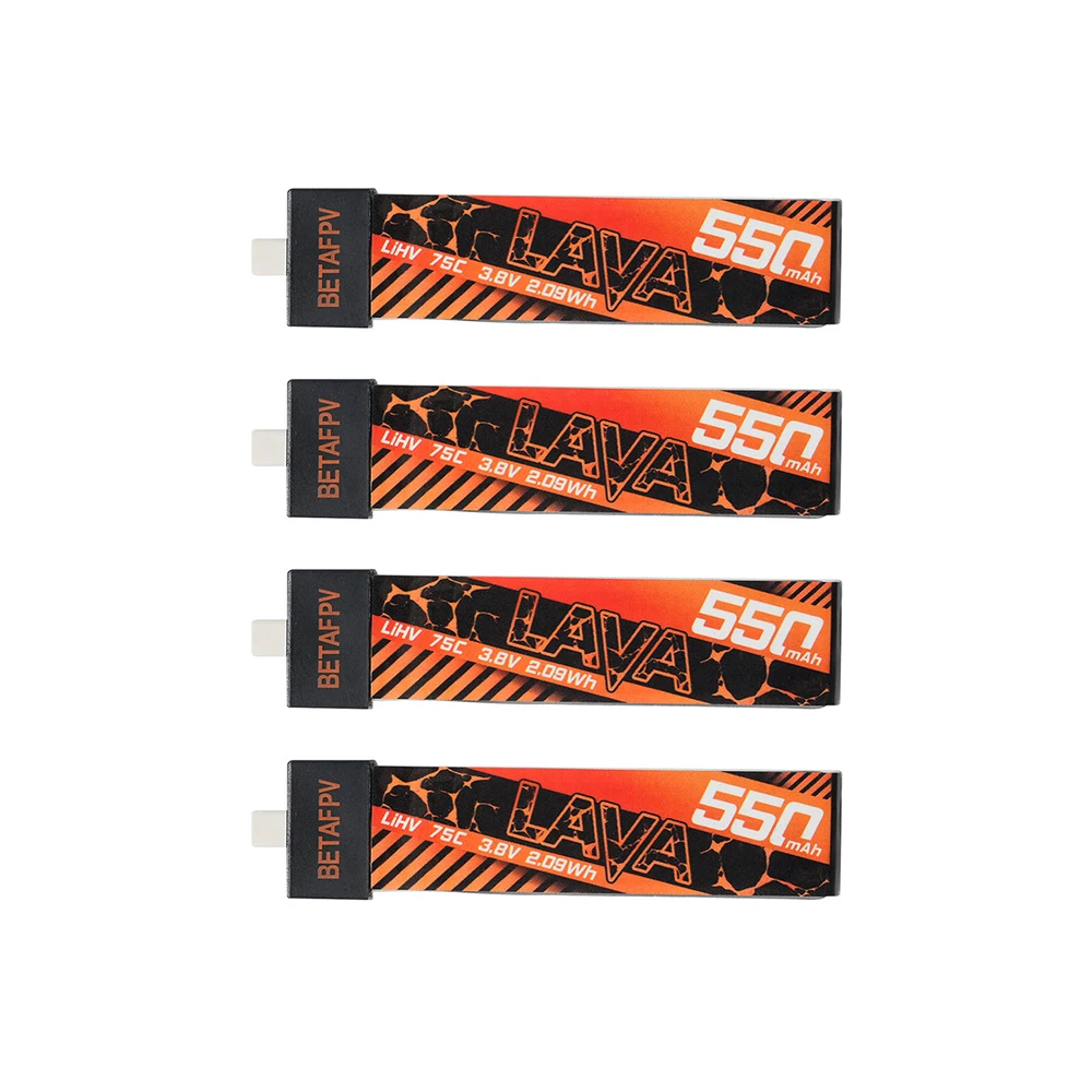 4PCS 550mAh 1S 75C