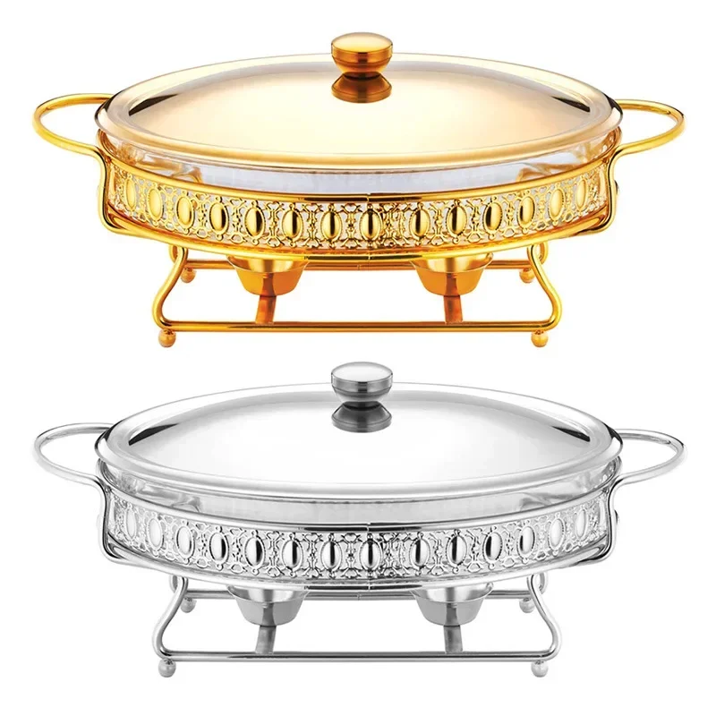 Stainless Steel Food Warmer Buffet Chafing Dish Serving Dish hot pot