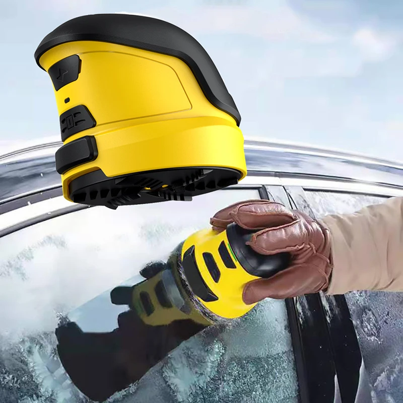 

Ice Scraper Snow Removal Electric Rotating Disc Ice Breaker Glass Window Cleaning Scraping Tool Car Windshield Snow Shovel