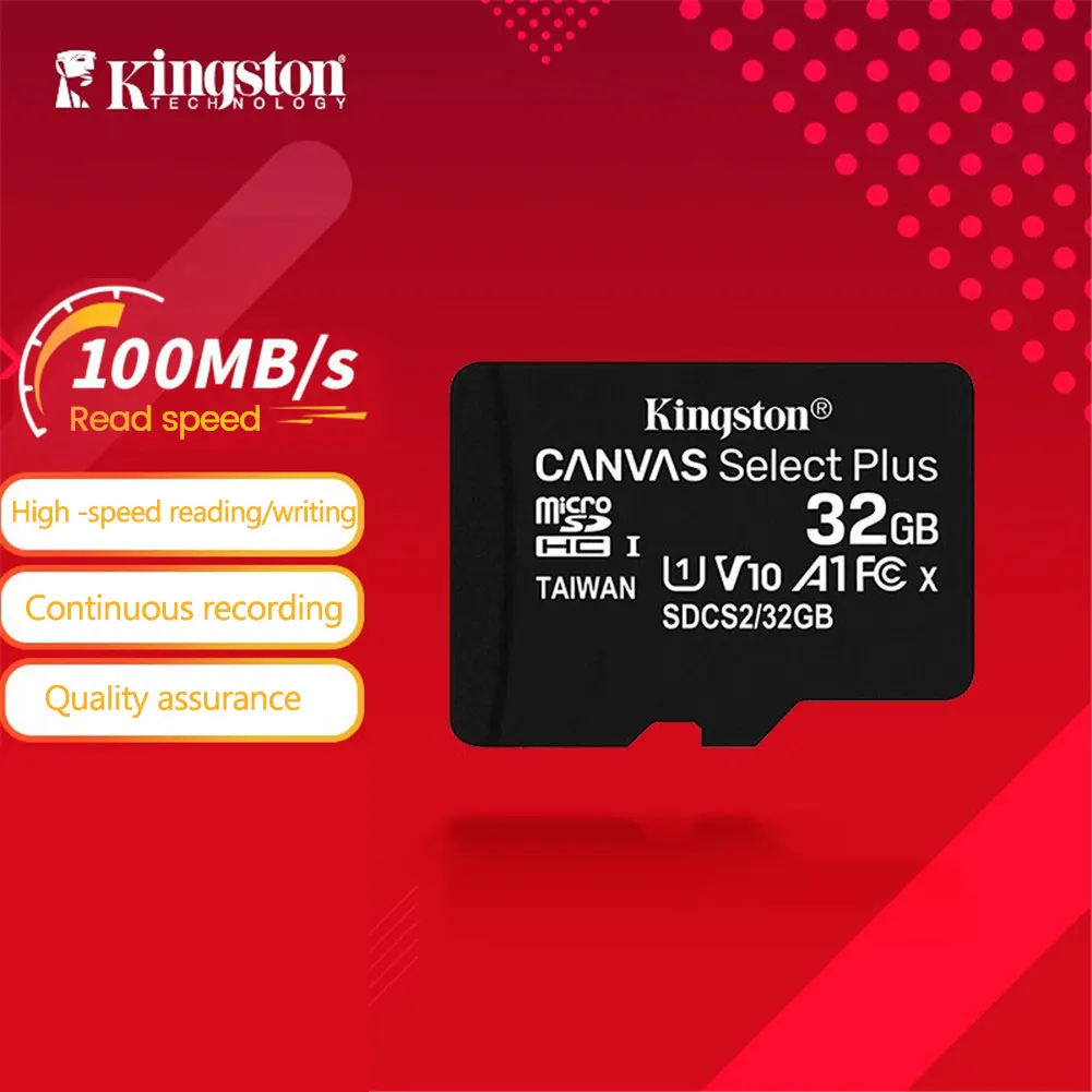 Kingston Micro Sd Card Memory Card Class10 Carte Sd Memoria 128Gb 32Gb 64Gb 256Gb Sd/Tf Flash Card 512G 1Tb Microsd Per Telefono