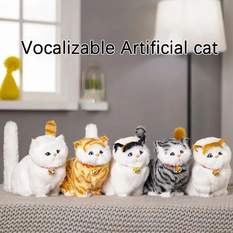 

Игрушка плюшевая в виде кошки, 16 см