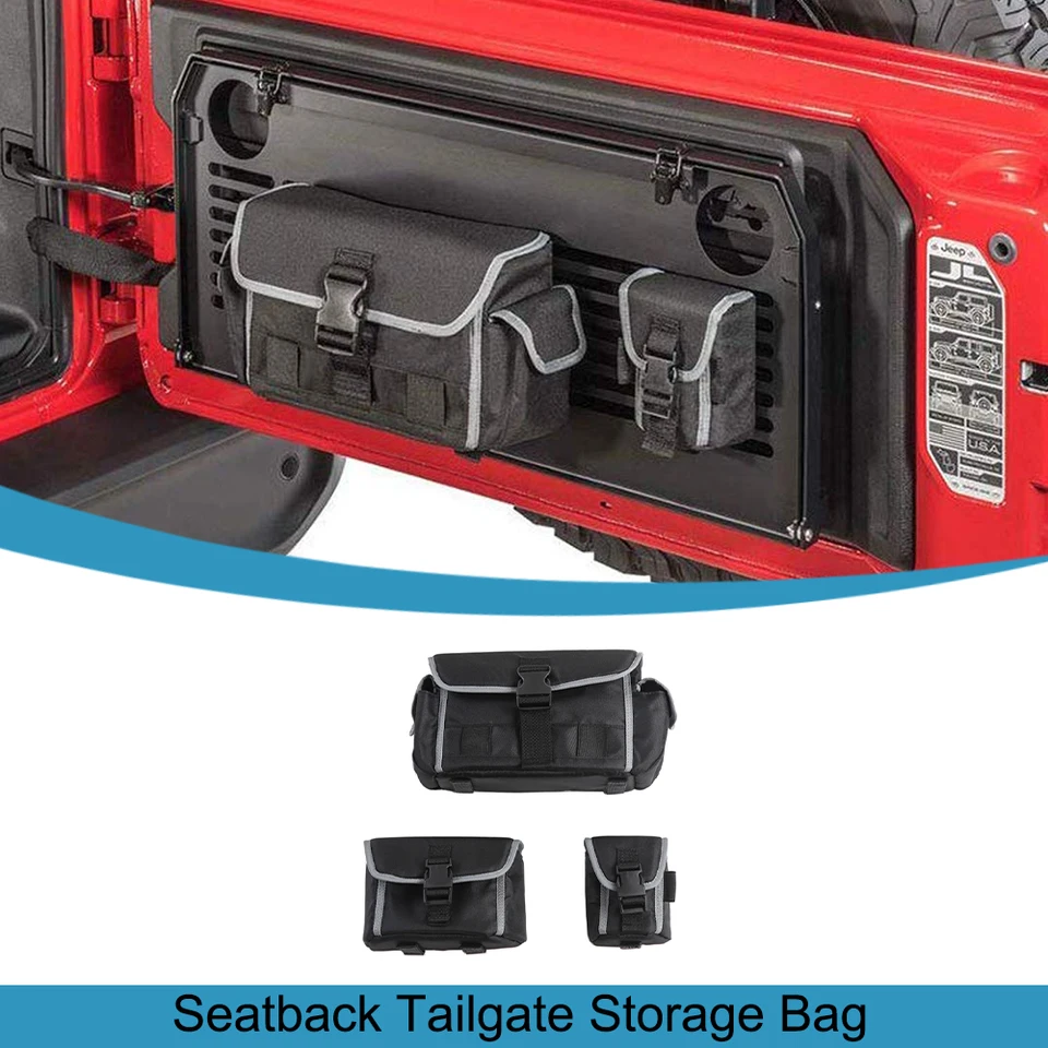 Vaschette Portaoggetti Console Posteriore Quadratec Per Jeep Wrangler Jl Con Interni In Pelle
