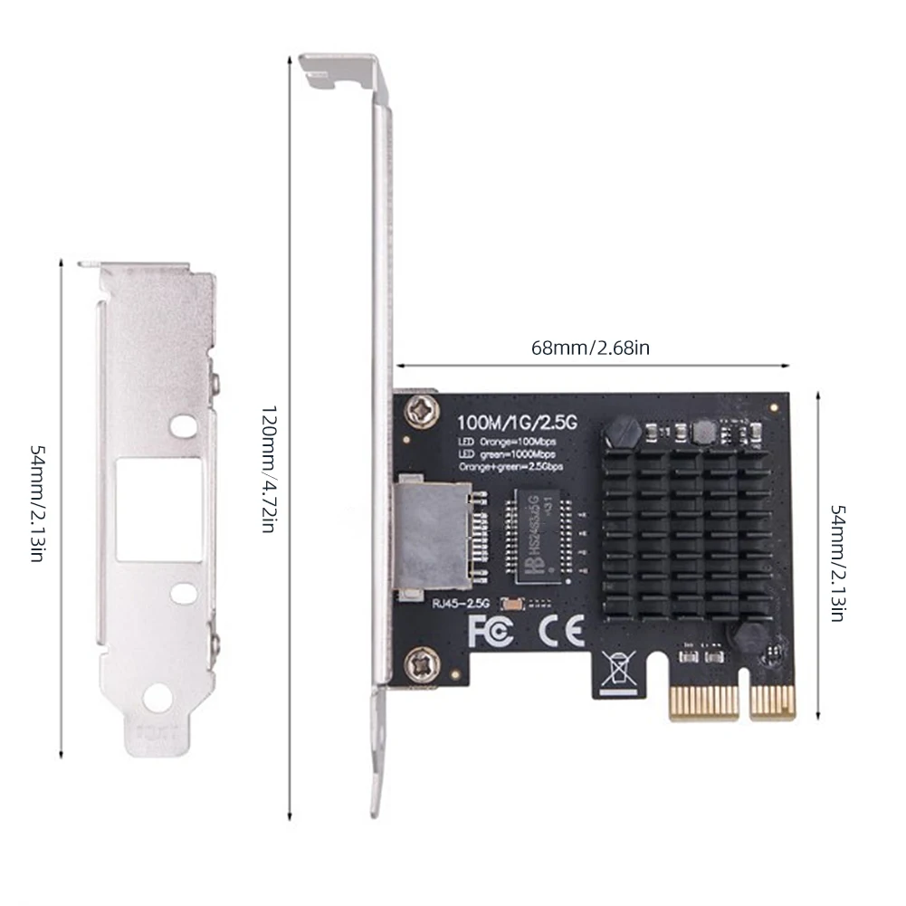 PCI-E NIC Ʈũ ī, PCI-E NIC Ʈũ ī, RJ45 NIC PCI ͽ ̴ , RTL8125BG Ĩ,  ǽ, 1 Ʈ, 2/4 Ʈ, 2.5GB