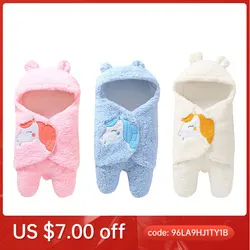Saco de peluche para bebé, manta de dibujos animados, bolsa de dormir para recién nacido, bonito