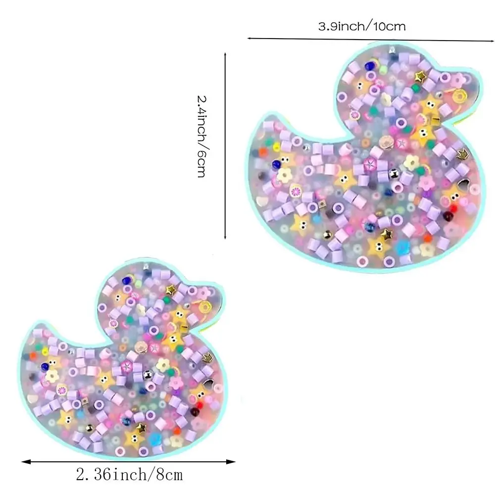 Silicone Skin Picking Fidget Toy Anxiety Toy Pad Stress Relief Duck Picky Pad Sensory Trichotillomania Decompression Fidget Toys Stress Relief Toys