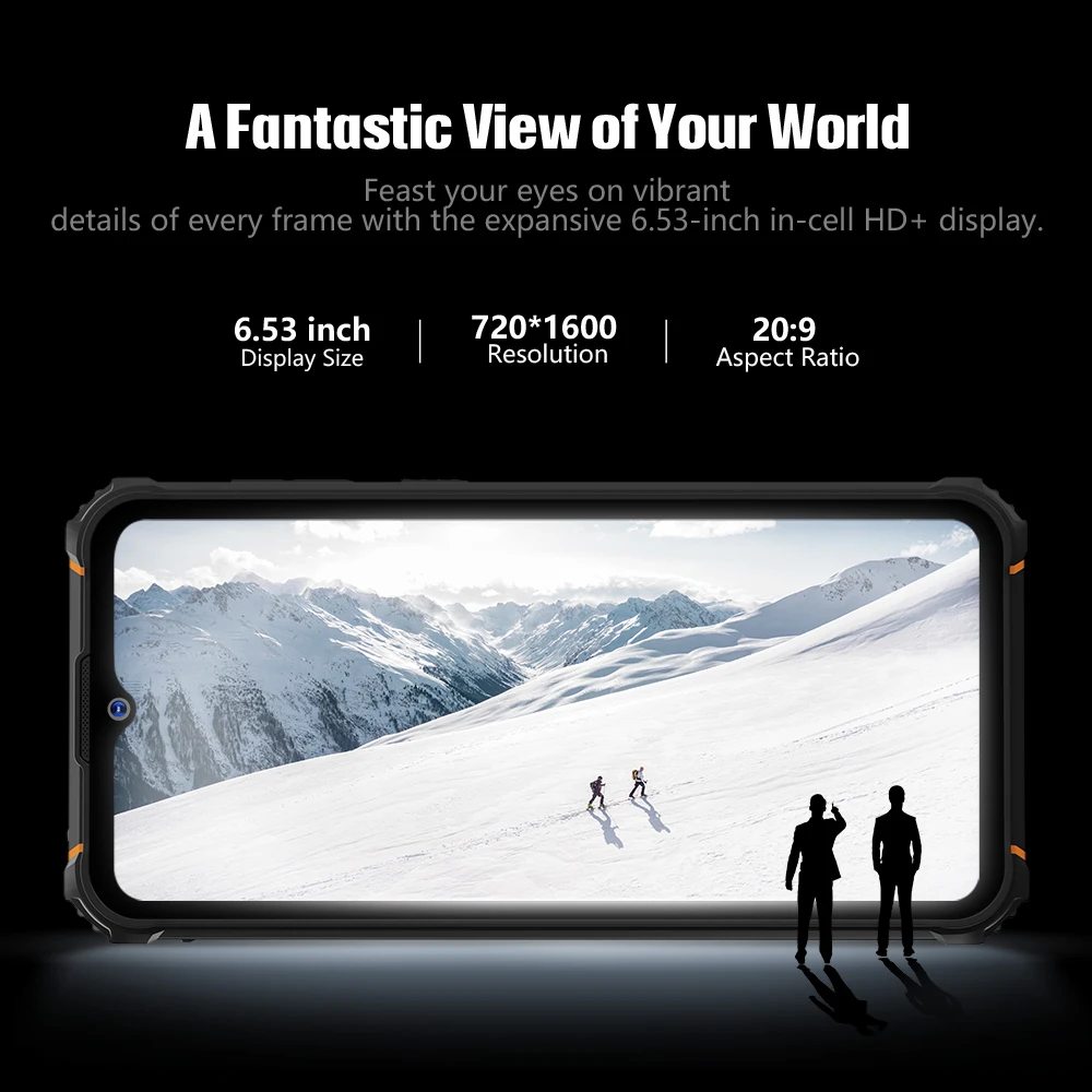 HOTWAV W10 Pro Rugged Device 15000mAh Large Battery Android 12 Octa-Core  6.53 Inch NFC 6GB 64GB 20MP