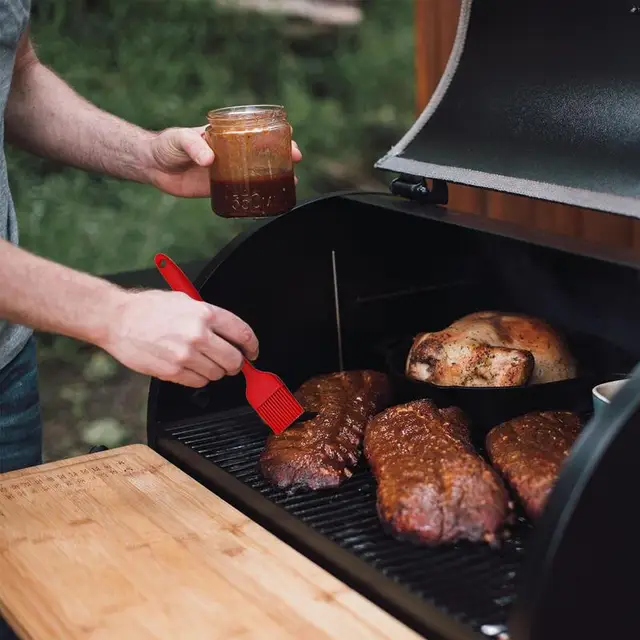 Szilikon Basting Tészta Kefe Magas Hőálló Kefék Sütéséhez A Grill Sütéshez - Image 3
