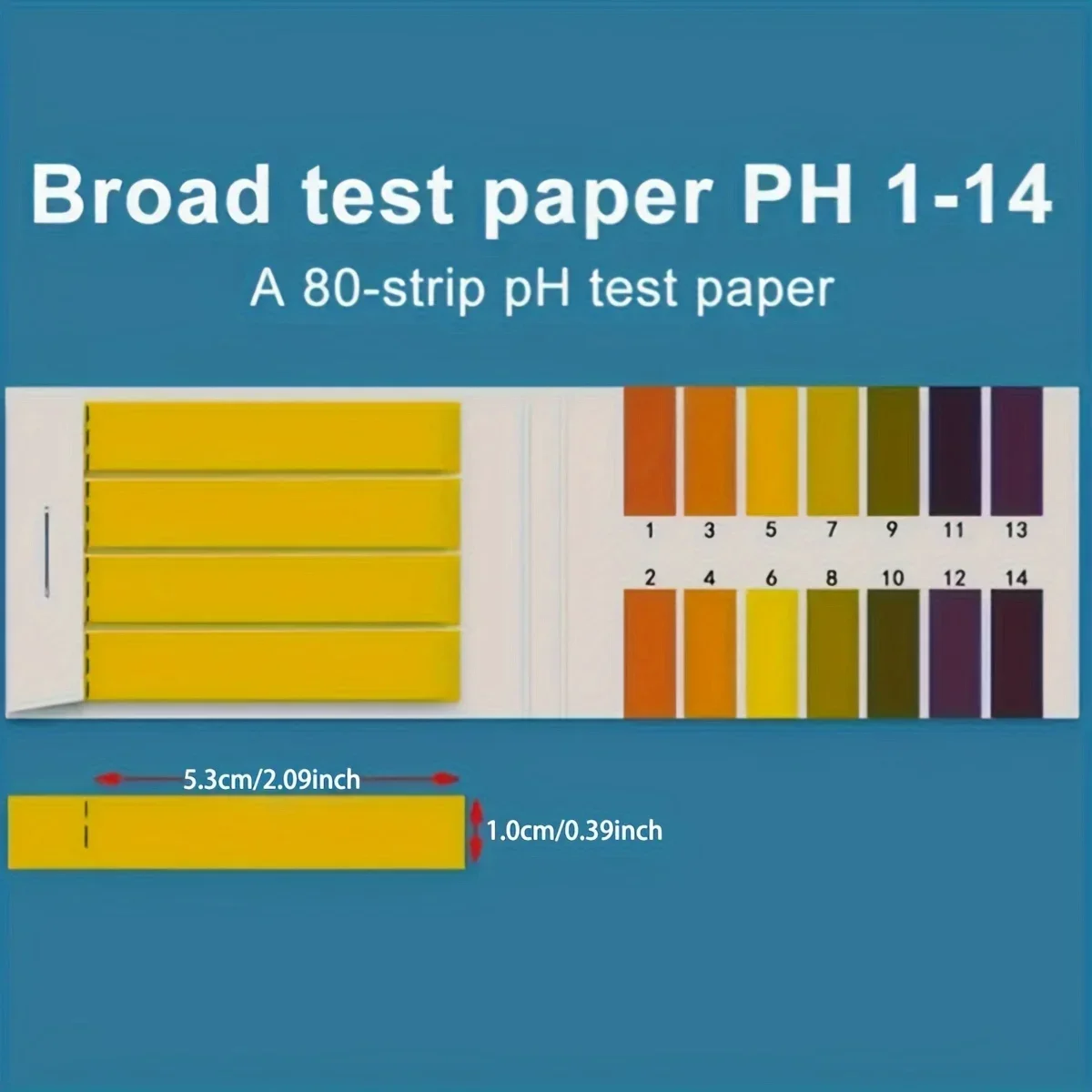 1-14st Indicator Litmus Tester Paper Water Soilsting 80 Strips/pack PH Test Strips Paper Full PH Meter PH Controller 1-14st Indicator Litmus Tester Paper Water Soilsting 80 Strips/pack PH Test Strips Paper Full PH Meter PH Controller
