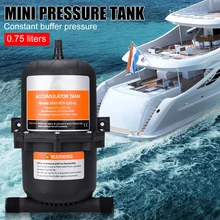 

Universal RV 0.75L Accumulator tank Pre-Pressurized Water Pump Pressure Stabilization Flow Control for Marine RV Boat Accessorie