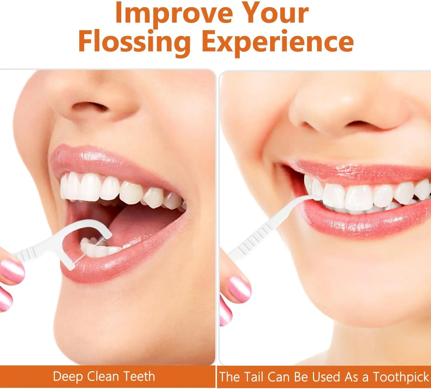 Portable Floss Dispenser Includes 10Pcs Floss Automatic Ejectable Organiser Oral Care Press-on Disposable Flossing Sticks dental floss stick dental floss dental floss sticks dental floss dispenser dental cleaning tools