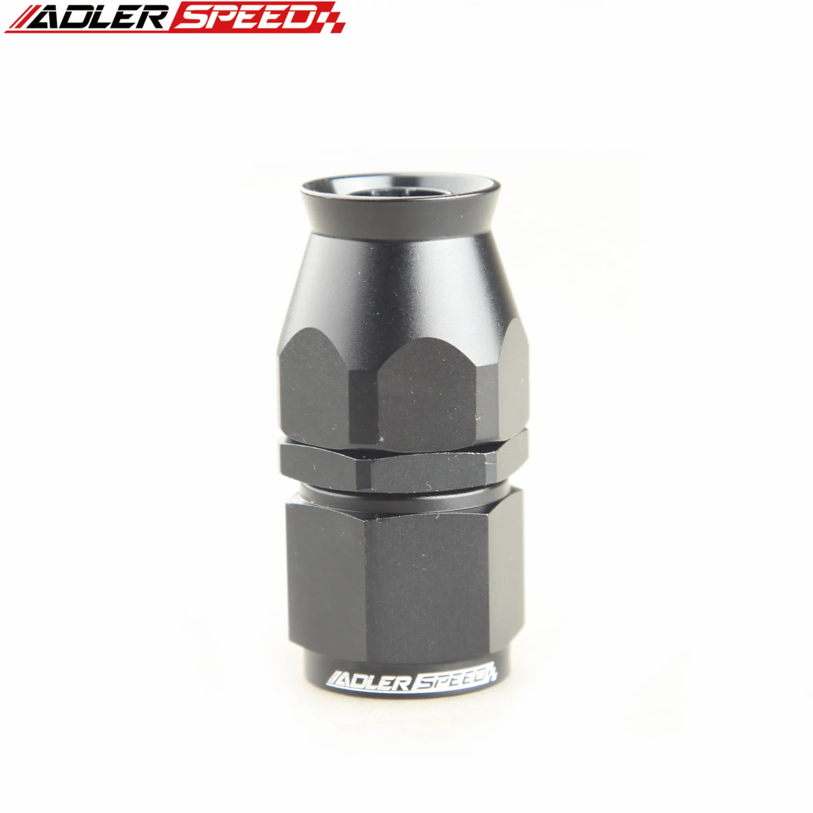 Swivel Hose End Fitting Pipe Straight Adapter Fitting Universal PTEF AN4 AN6 AN8 AN10 AN12 Straight 0 Degree Reusable Swivel PTFE Hose End Fitting