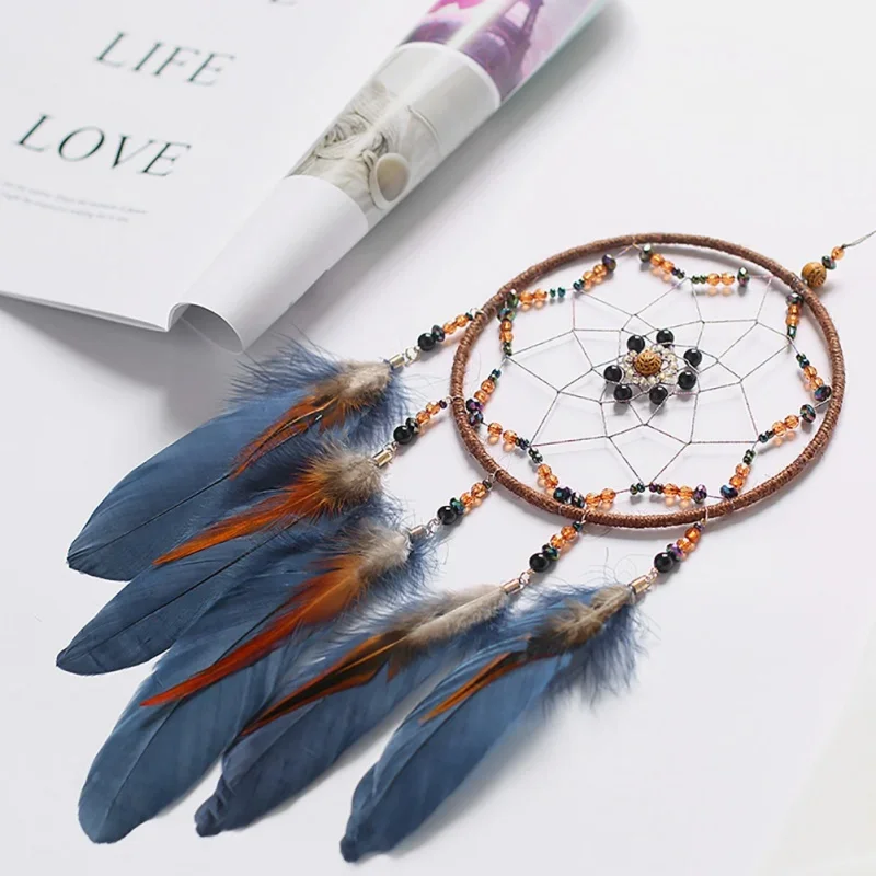 Handmade Dream Catcher With White Tassels - Wall Hanging, Car Decor, Boho Wedding Party Decoration