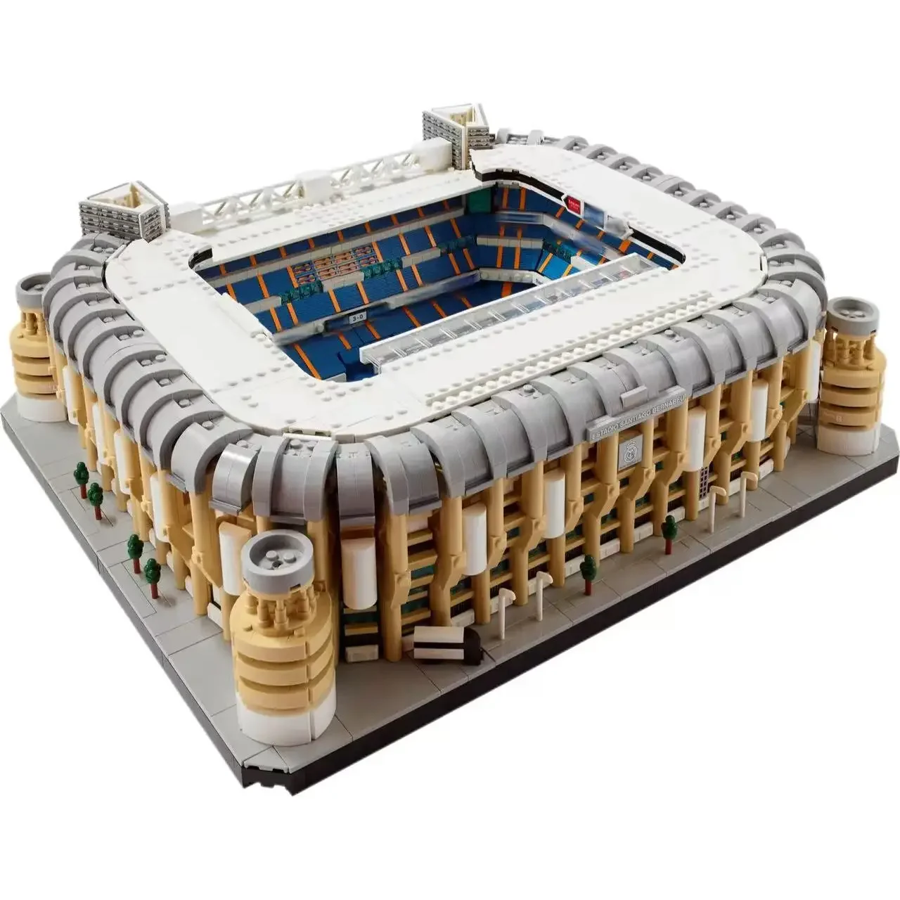 Disney NEW 10299 Building Blocks Football Themed Toy Santiago Bernabeu Stadium Gift For Fans Birthday Christmas Halloween Party