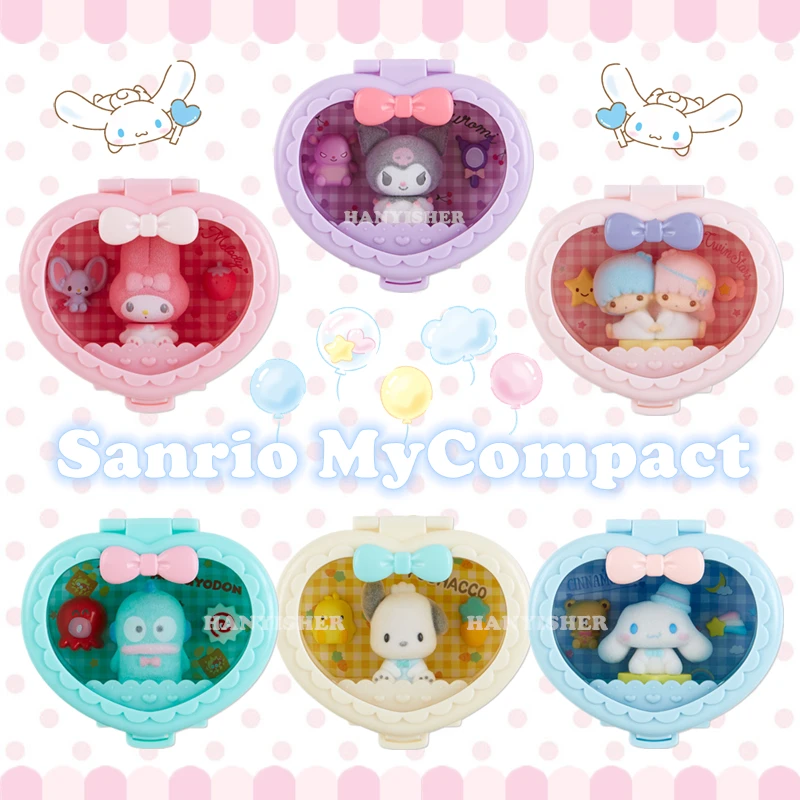 

My Melody Little Twin Star Cinnamoroll Doll Cute Ornament Heart Box House Pendant Toys Hobbies Action Figures Holiday Gift