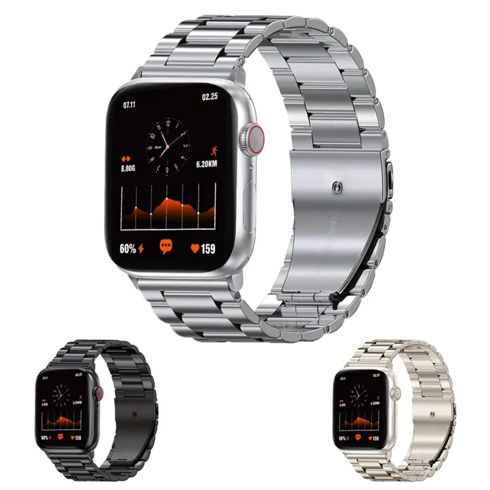 สายสแตนเลส Apple Watch คุณภาพสูง ใช้ได้กับทุกรุ่น