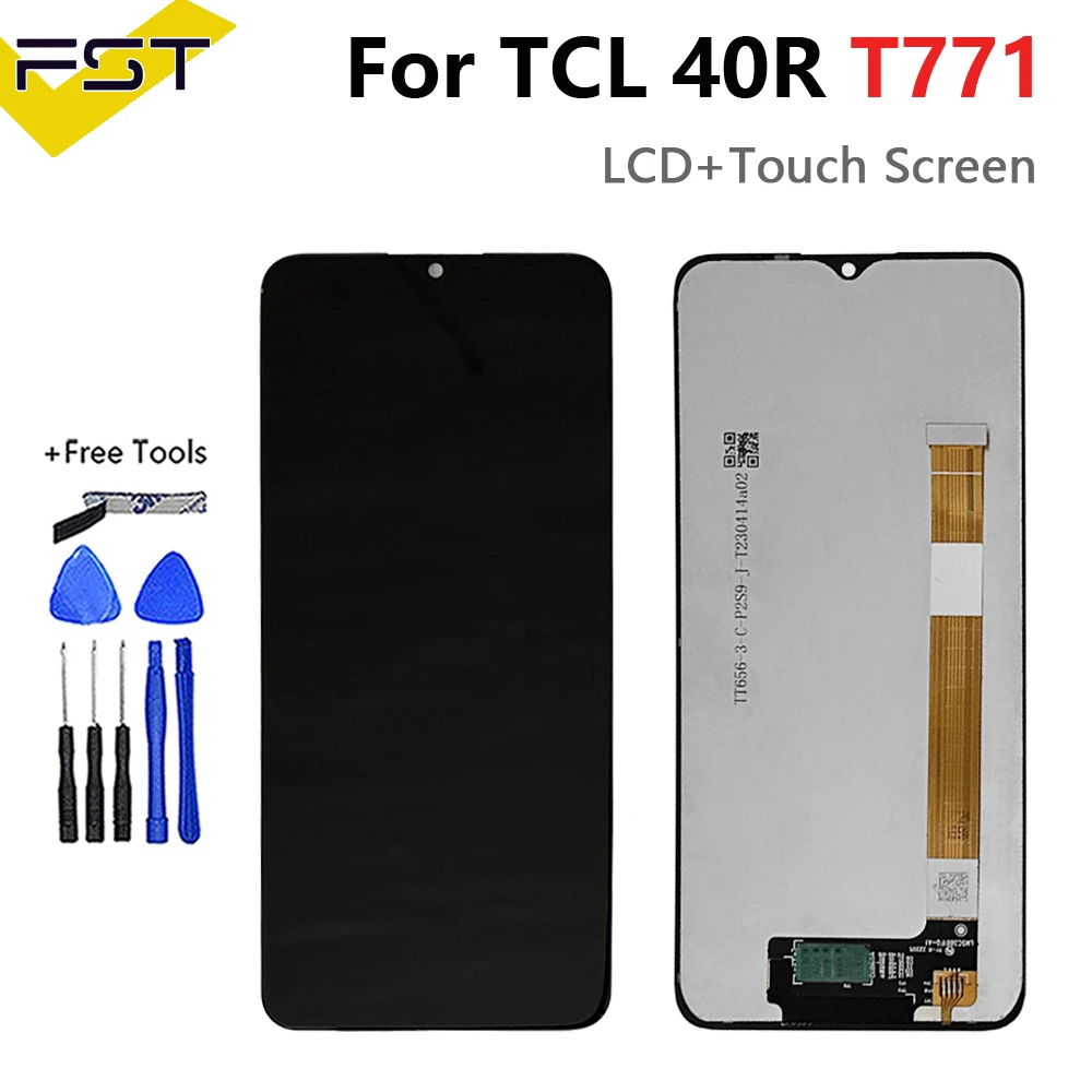 

Original 6.6'' For TCL 40R 40 R 5G LCD Display Touch Screen Digitizer Assembly For TCL40R T771K T771K1 T771H T771A Screen Repair