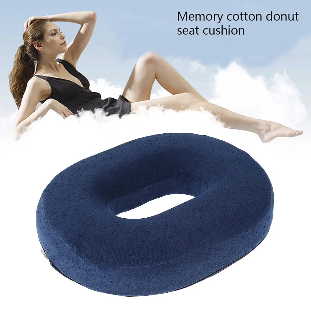 Breathable Donut Seat Cushion Memory Foam Comfortable Donut Pillow