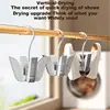Shoe Drying Display Hook Rotating Home Slipper Holder Space-Saving Drying Shoe Rack For Home Outdoor Use Portable Practical 3