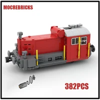 MOC German Railways Train Series Diesel-locomotive DR Model Building Blocks DIY With Motor Technology Bricks Kid Toy Collection 1
