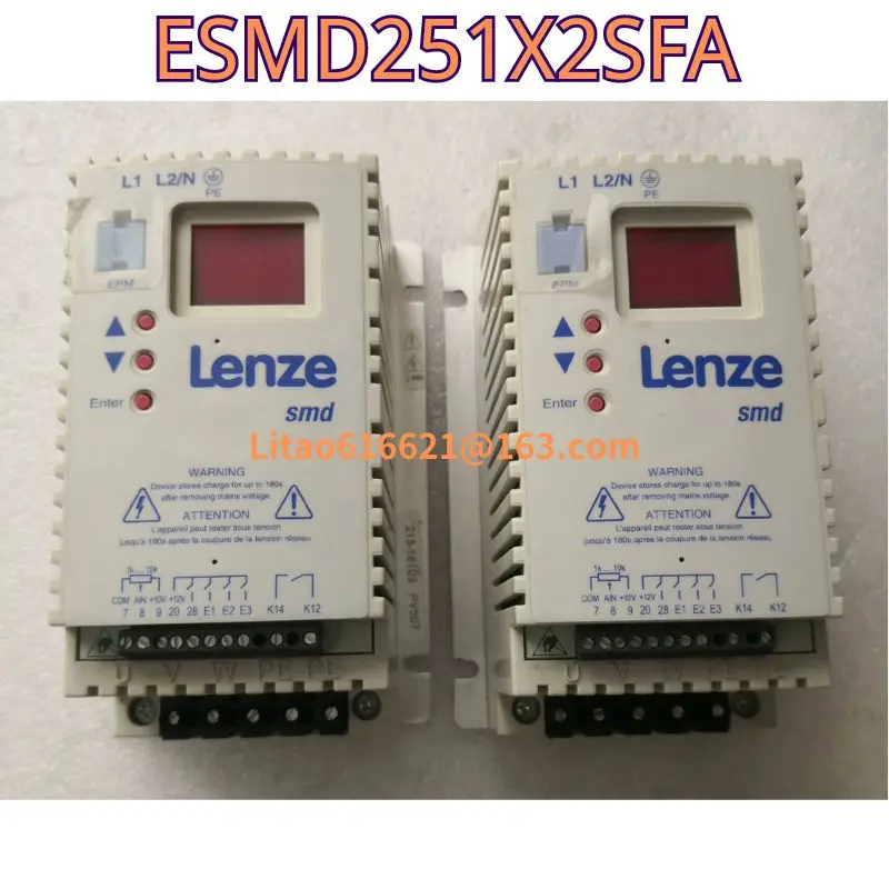 

Used original frequency converter ESMD251X2SFA 0.25KW functional test OK