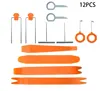 12 PCS Car Hand Tools Car Removal Kit DVD Stereo Conversion Kit Interior Plastic Trim Dashboard Removal Tool Repair Tool 1