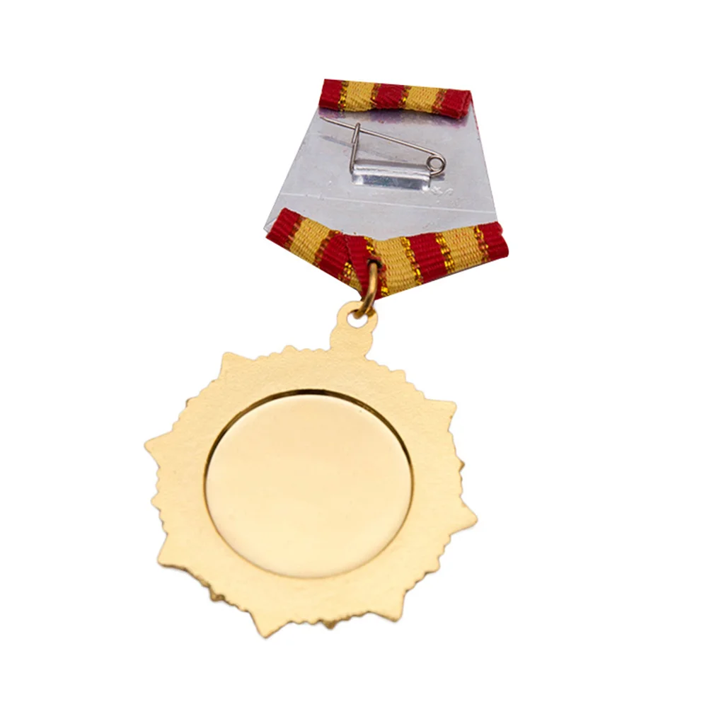 Golden Award Medals Honor Metal Medal Monument Badge for Marathon Sports Competition Kids Golden Medals Reward Toys