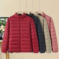 Women's Close Fitting Comfortable Cotton Inner Jacket Autumn Winter Outdoor Cotton Jacket Plus Size Warm Fashionable Windproof