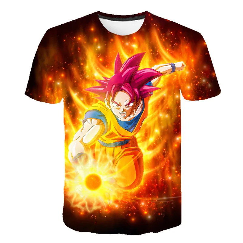 Children Dragon-Ball Z T-Shirt Children Boys Girls Kids Goku Print 3D TShirts Child Baby Tops Clothing Harajuku TShirt Clothes t-shirt for kid girl