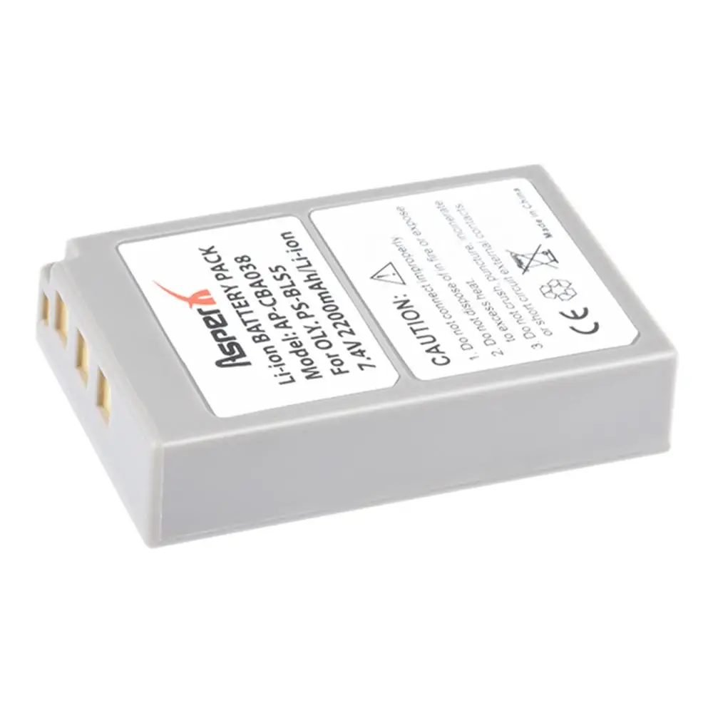 1 Pz 2200Mah Ps-Bls50 Ps-Bls5 Batteria Agli Ioni Di Litio Bateria Per Olympus Pen E-Pl2,E-Pl5,E-Pl6,E-Pl7,E-Pm2,E-M10,E-M10 I