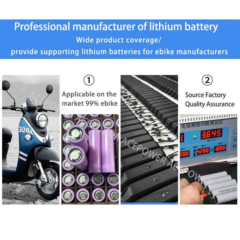 Für HIMO C20 F.LLI Schiano Zündapp Z810 Ebike Batterie 36V 10,4 Ah 14Ah 17,5 Ah Batterie für Ampere Deluxe Jeep MHR TLR Pedal Ebike – Detail 13