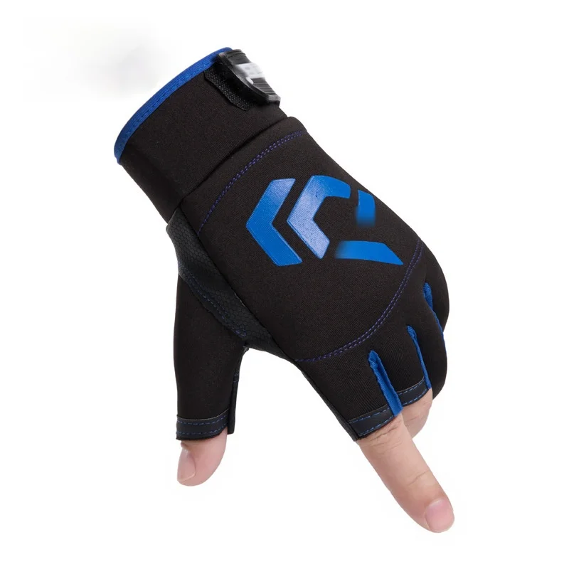 100% Original DAIWA Fishing Gloves Outdoorr Cycling Hiking Riding Sports  Anti-slip Gloves Fish Equipment Angling Gloves