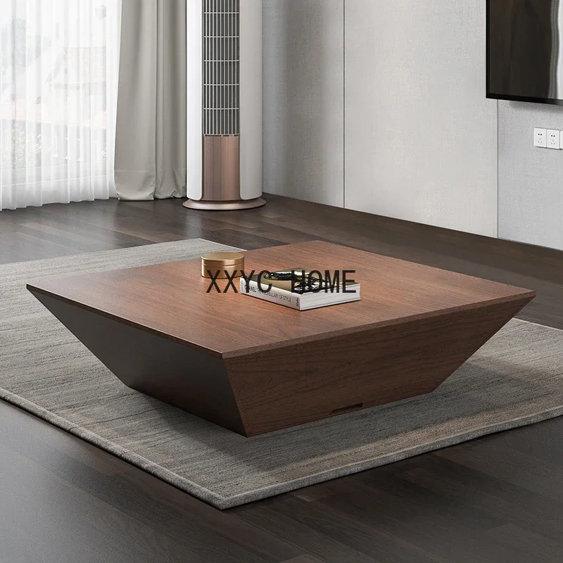 

Минималистичный квадратный журнальный столик прямоугольный дизайнерский журнальный столик скандинавский уникальный стол для гостиной низкая мебель для дома