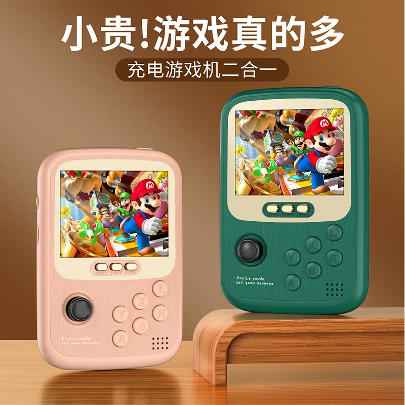 

New Power Bank PSP Game Console 16-bit Retro Handheld 10 Emulator Nostalgic Arcade Joystick Game Console