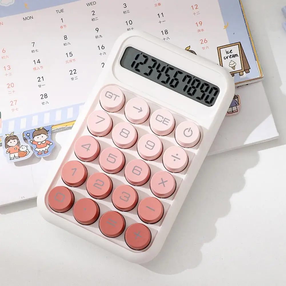 Lcd 스크린 계산기 사무실 학교용 Led 디스플레이가 있는 기계식 계산기 학생들을 위한 정확한 터치 키보드 스크린