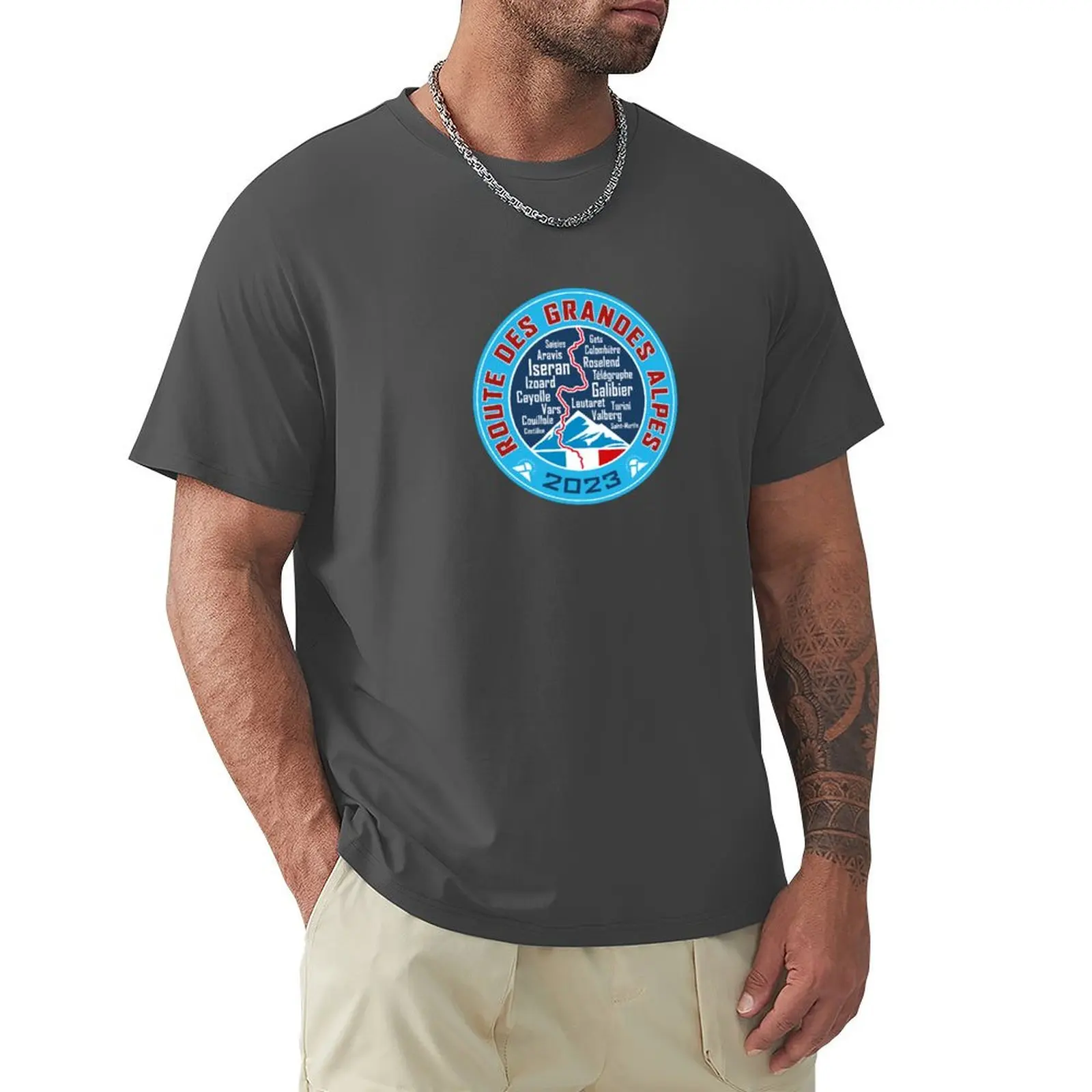 

Route des Grandes Alpes V3 2023 T-Shirt anime sublime tops for a boy T-shirt men