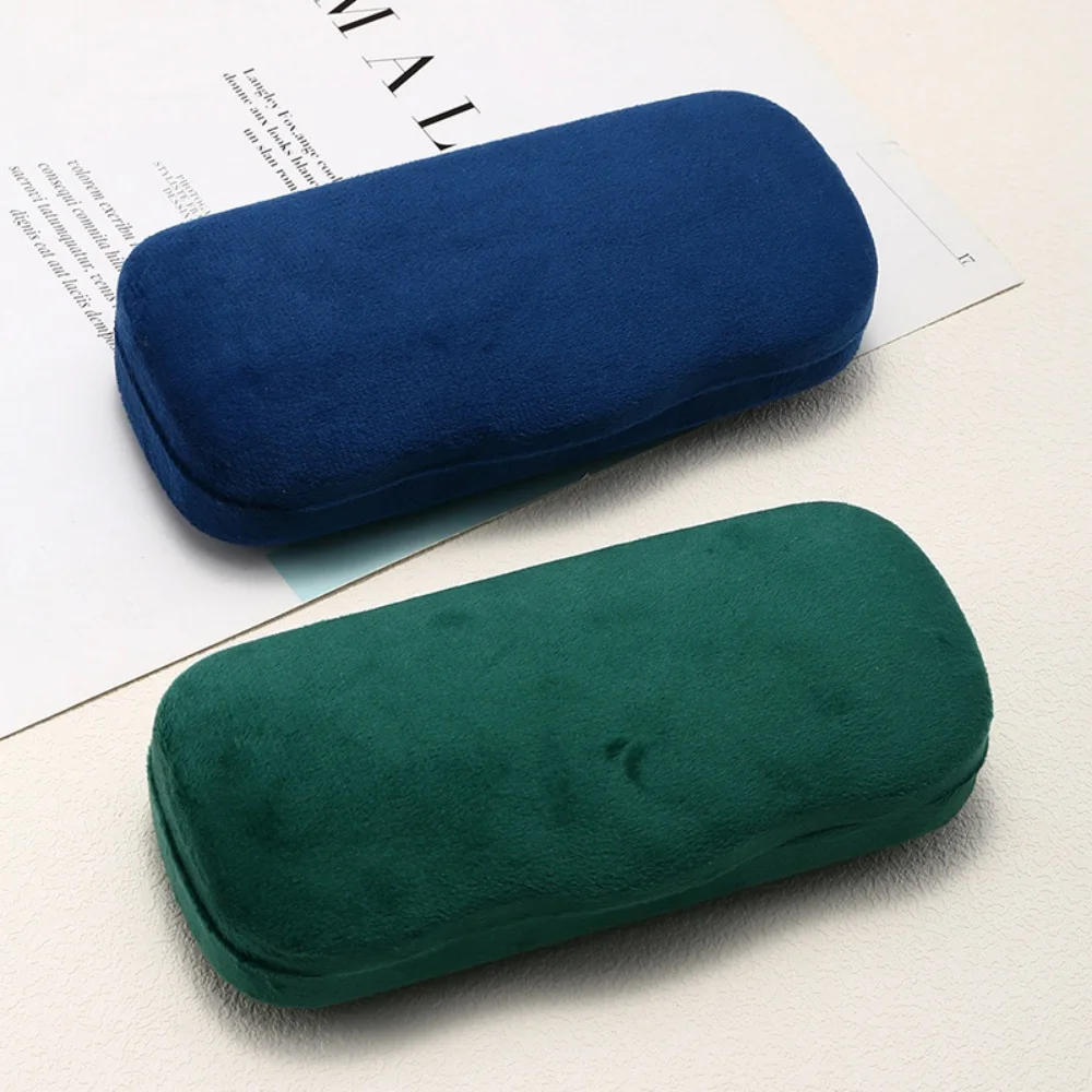 Portable Velvet Glasses Case Large Frame Sunglasses Case Frame Anti-pressure Glasses Cases Myopia Reading Eyeglasses Storage