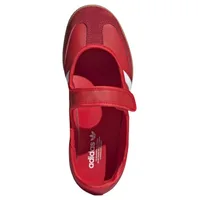Adidas Originals Samba Jane Scarlet Red Chaussures rétro légères et antidérapantes pour femmes, baskets décontractées pour filles JQ6446 5