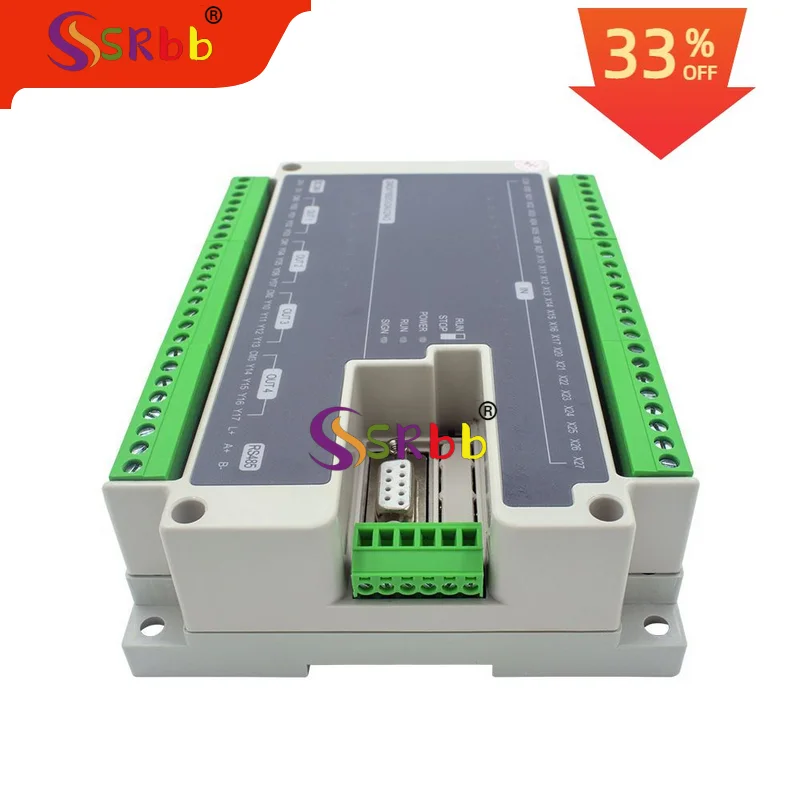 

Original RTC RS232 RS485 FX3U-40MR/40MT Modbus 485 24 Input 16 Relay/transistor output 2AD analog input 2DA analog output plc c