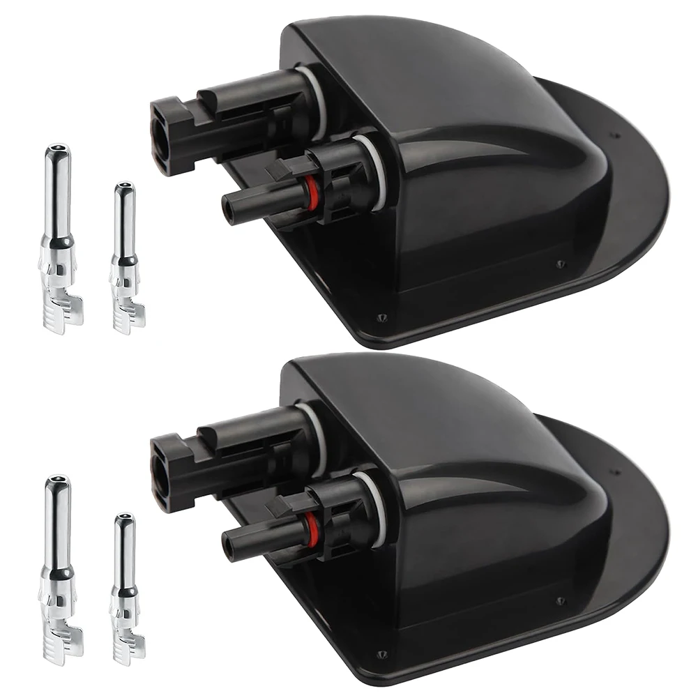 Description Picture 3 of itemSolar Cable Gland Solar Connection Box RV Safety Solar Waterproof 12 X 9.5 X 4cm ABS Box Cable Cells For Housing