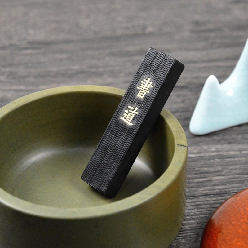 Hukaiwen Chinese Japanese Calligraphy Sumi-E ink Painting Ink Stick for Calligraphy Brushes 1pcs calligraphy ink stick