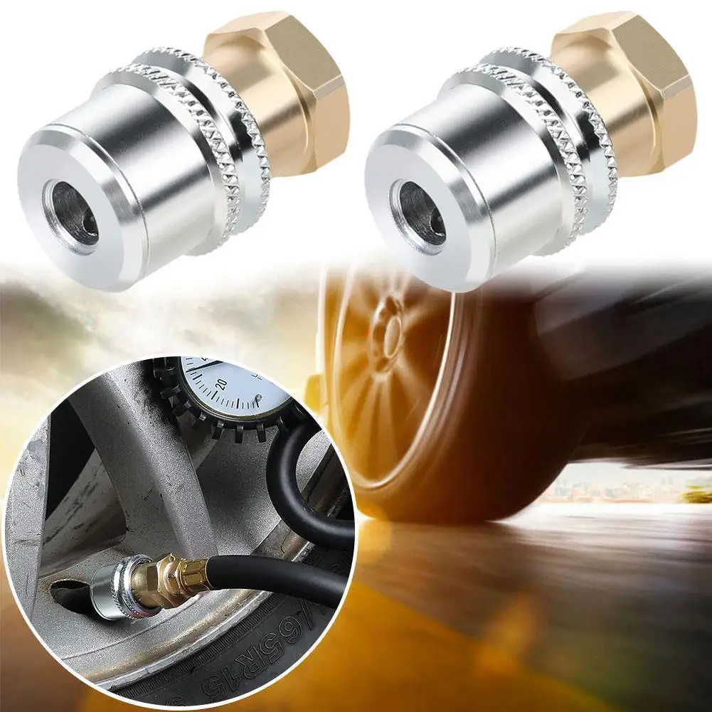 LargeBoreAirChuck14NPTFemaleThreadBrassStemClosedFlowBrass