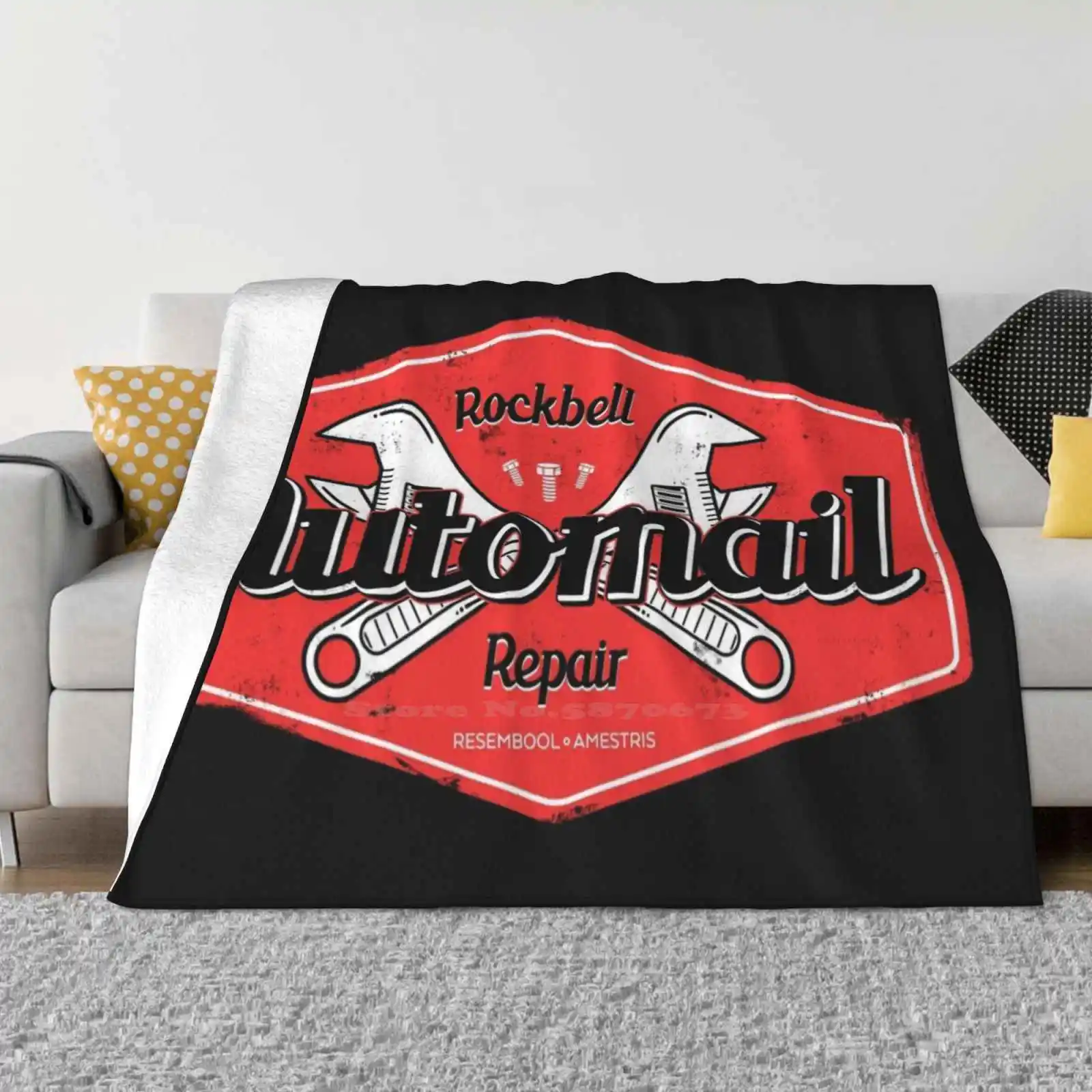 

Automail Repair New Arrival Fashion Leisure Warm Flannel Blanket 14Eight Fullmetal Alchemist Winry Edward Elric Brothers