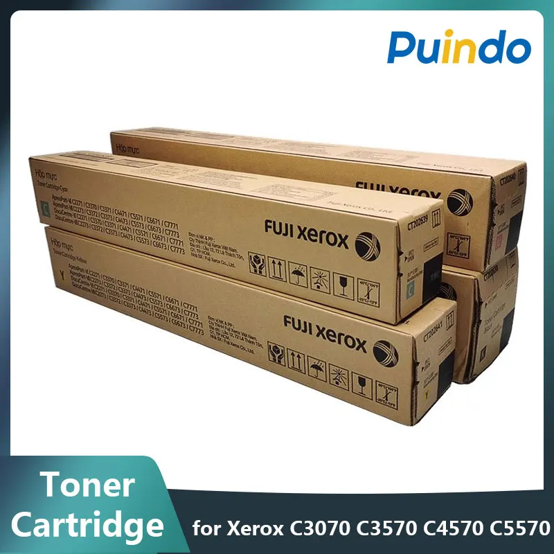 

Original CT202634 CT202636 CT202637 CT202635 Toner Cartridge for Xerox C3070 C3570 C4570 C5570 C6570 C7070 VI C2271 C3370 C3371