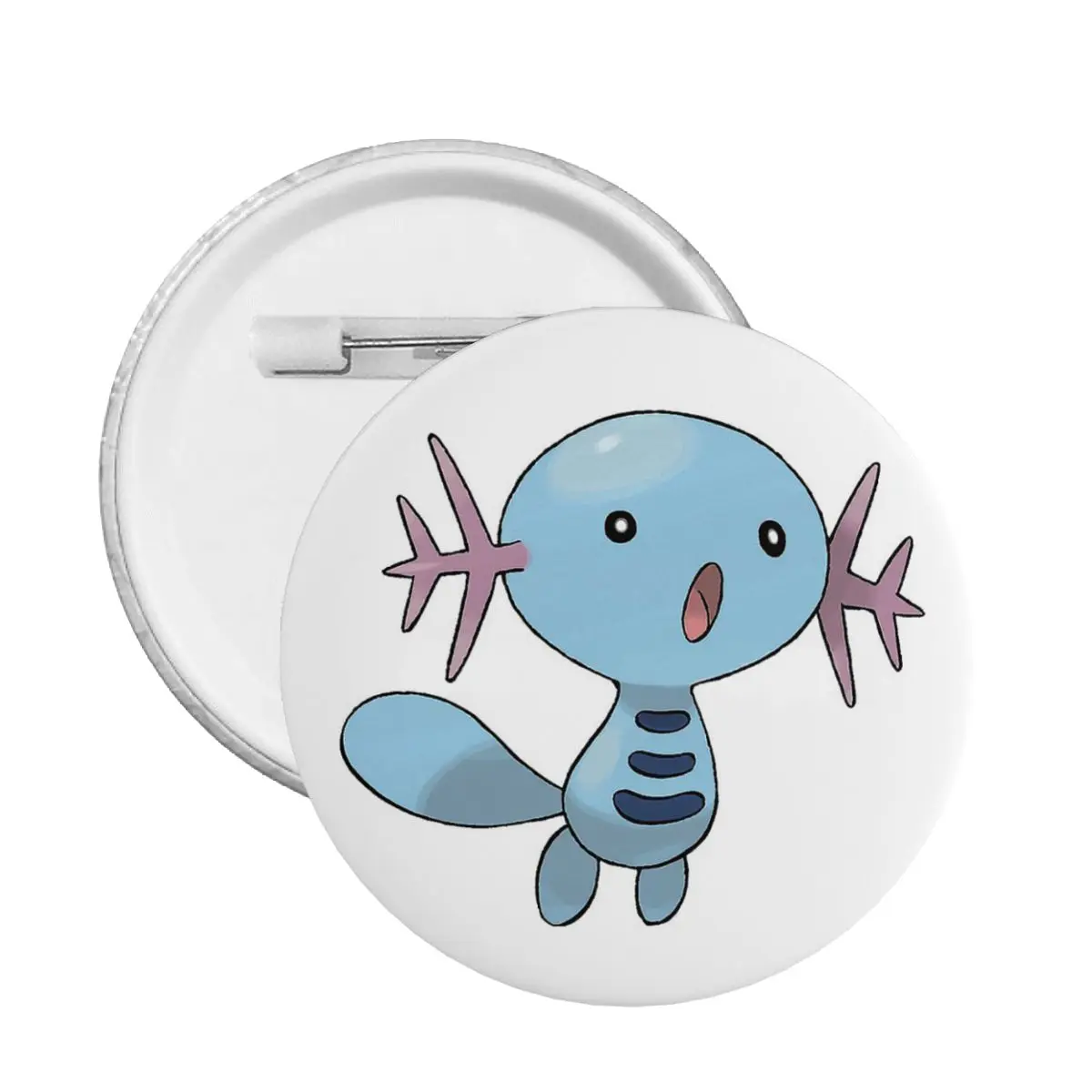 Axolotl Hexagon Salamander Blue Pin Personalizzabile Badge Bag Badge Spilla Spille Decorazione Pin S Friends