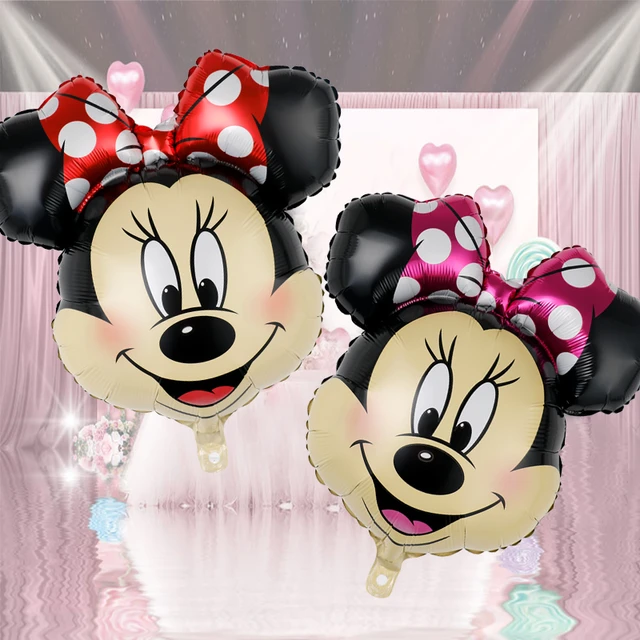 Mickey Minnie Mouse Birthday Decorations  Minnie Mickey Birthday Party -  1pc 100cm - Aliexpress